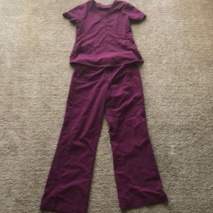Maroon Medical Scrubs